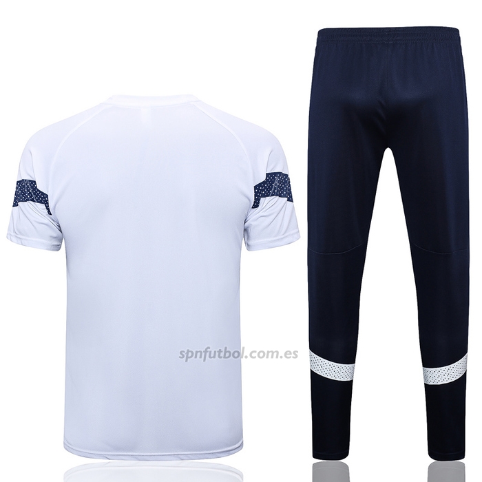 Chandal del Olympique Marsella Manga Corta 2022-2023 Blanco